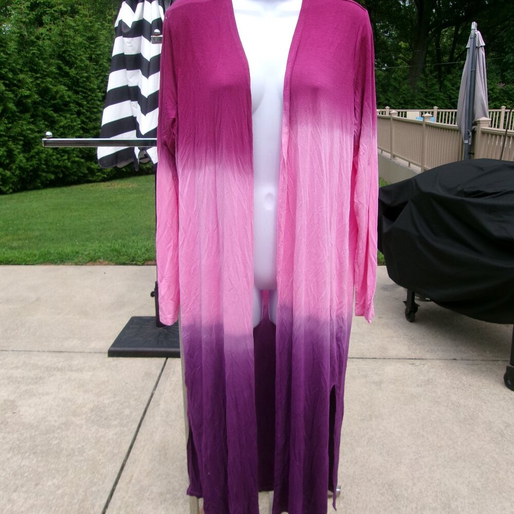 NWT ADYSON PARKER OMBRE DUSTER LONG JACKET 1X